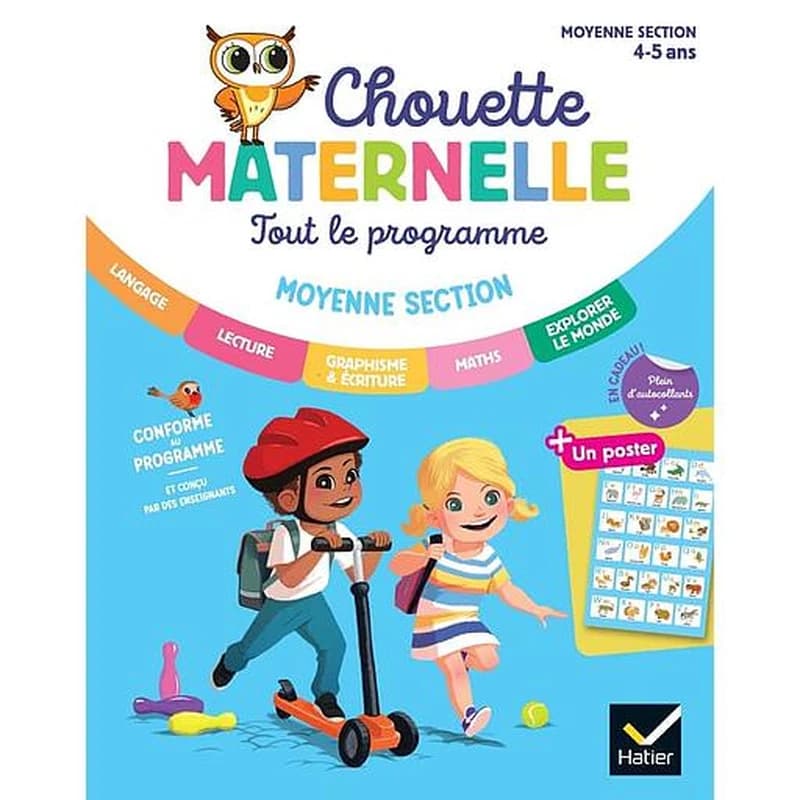 CHOUETTE MATERNELLE - TOUT LE PROGRAMME MS - 4 ANS