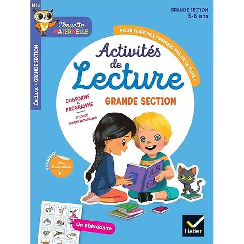 CHOUETTE MATERNELLE - ACTIVITES DE LECTURE GRANDE SECTION - 5 ANS