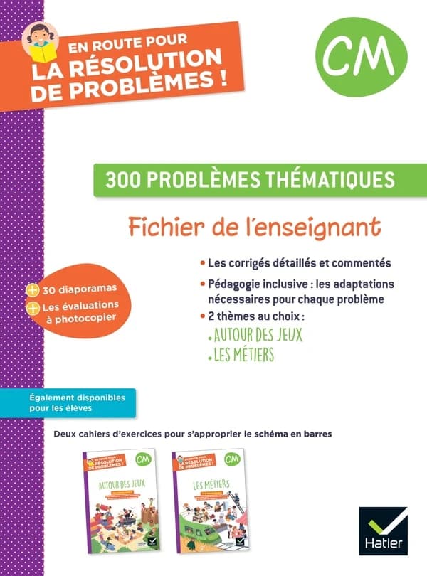 En route pour la résolution de problèmes ! : CM ; Fichier enseignant