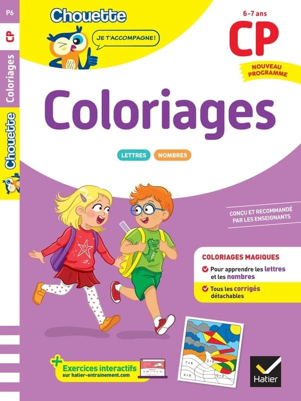Chouette entraînement : Coloriages ; CP