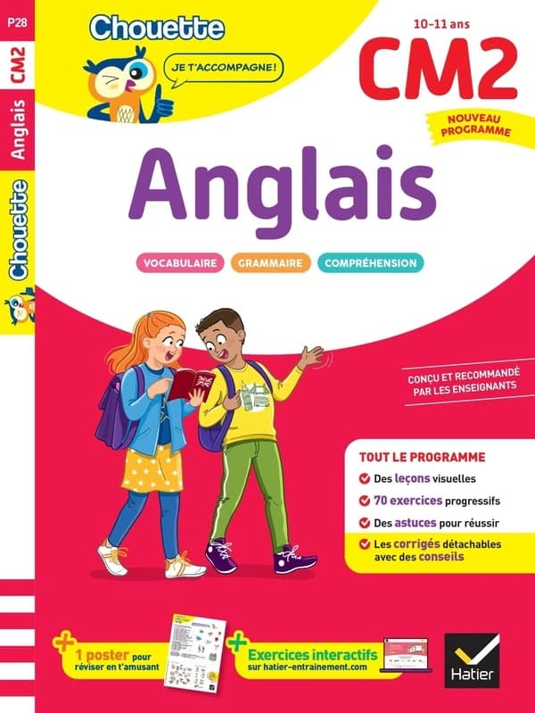 Chouette entraînement : Anglais ; CM2