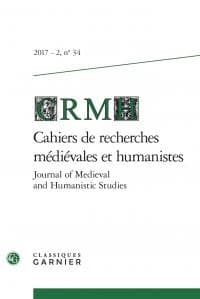 Cahiers de recherches médiévales et humanistes n.34