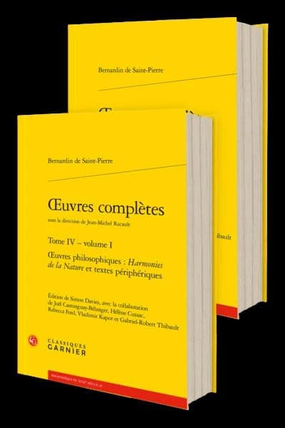 Oeuvres philosophiques : "Harmonies de la nature" et textes périphériques