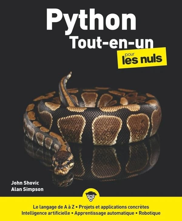 Python tout en 1 pour les nuls