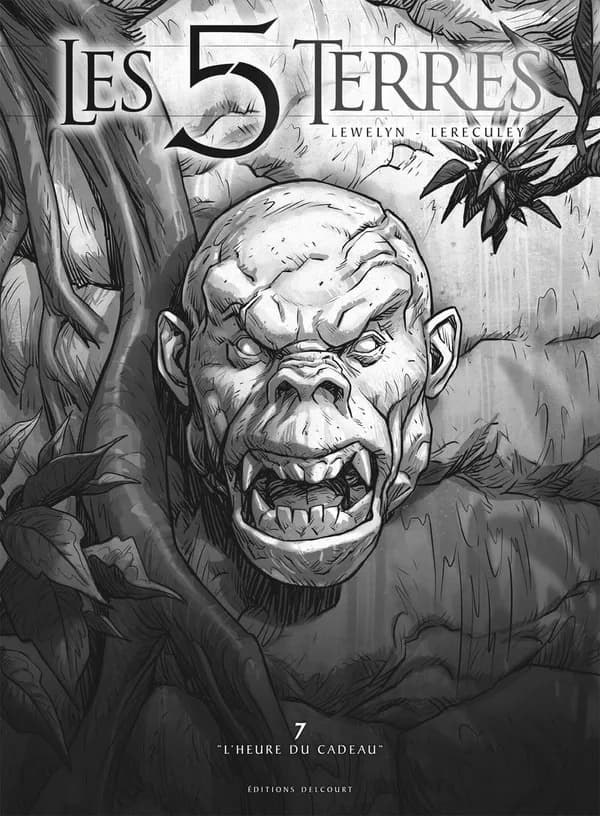 L'heure du cadeau (Éd. en noir et blanc) sur une idée originale de David Chauvel ; scénario, Lewelyn (Andoryss, Chauvel, Wong) ; dessin, Jérôme Lereculey...