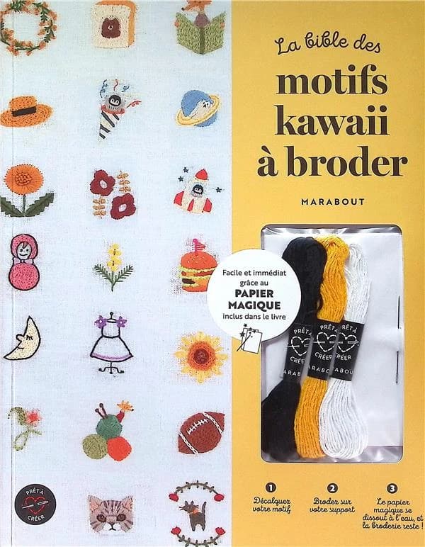 La bible des motifs kawaii à broder