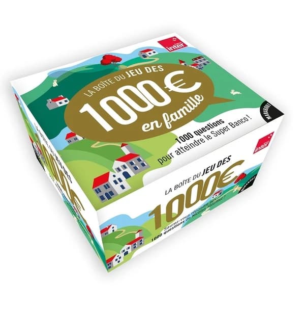 La boîte du jeu des 1000euros en famille