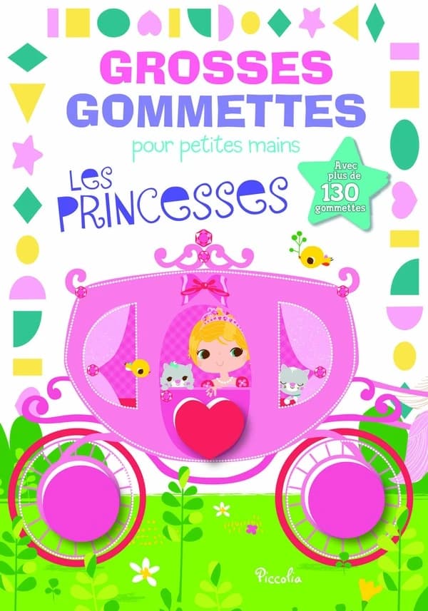 Grosses gommettes pour petites mains : les princesses