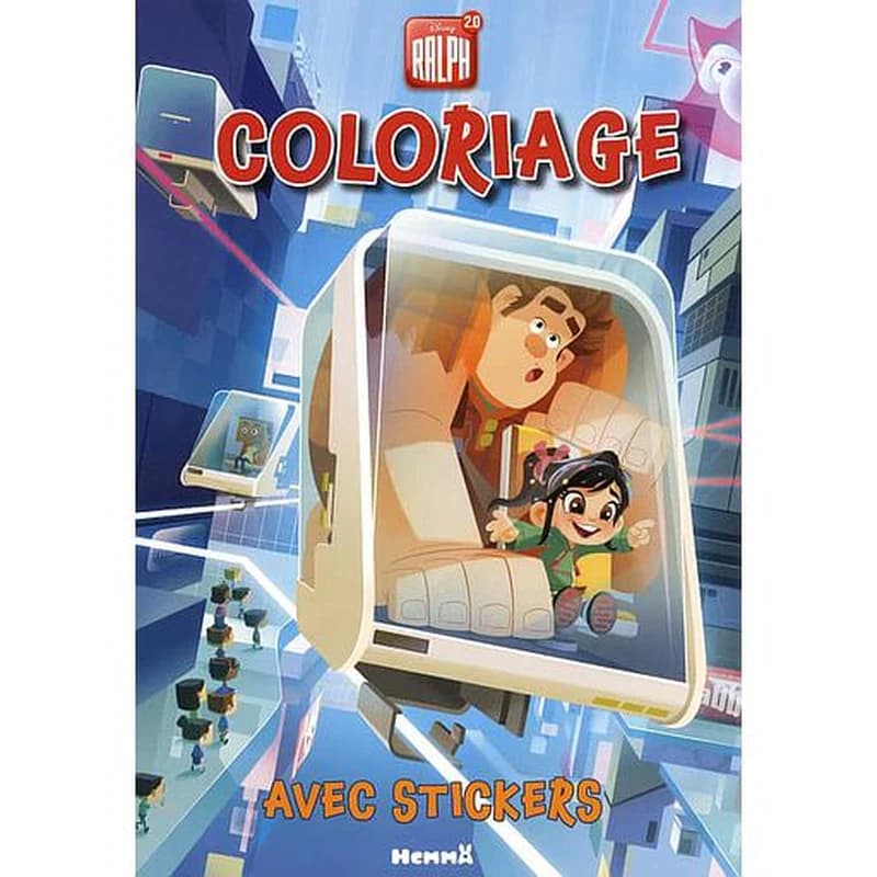 Ralph 2.0 Coloriage avec stickers