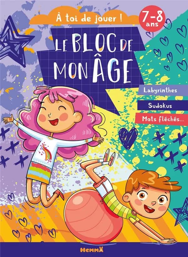 Le bloc de mon âge : À toi de jouer ! fille et garçon qui jouent ; 7