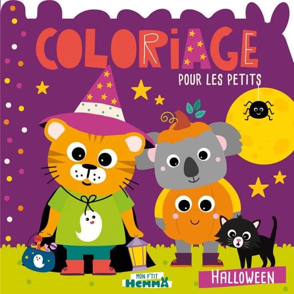 Mon p'tit Hemma : Coloriage pour les petits : Halloween