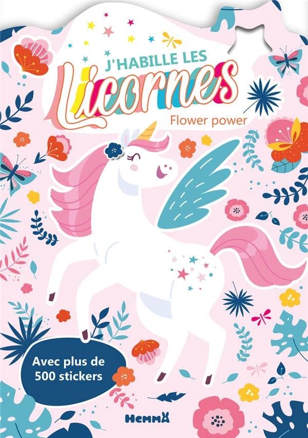 J'habille les licornes : Flower power