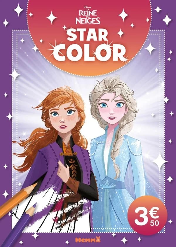 Star color : La Reine des Neiges : Elsa et Anna forêt enchantée