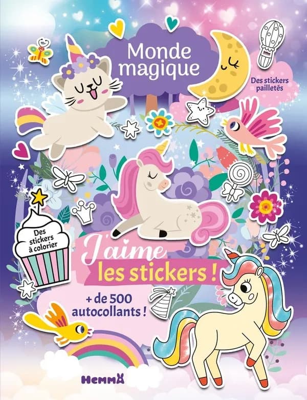 J'aime les stickers ! : Monde magique