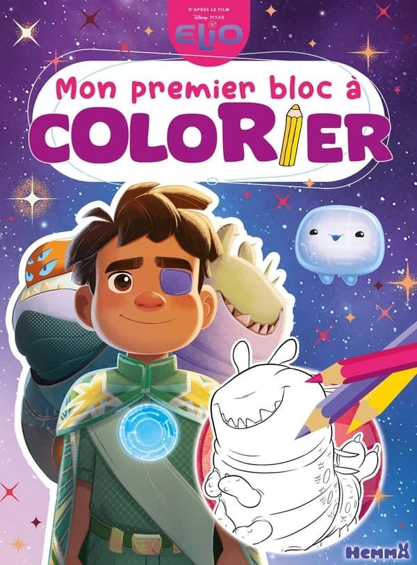 Mon premier bloc à colorier : Elio