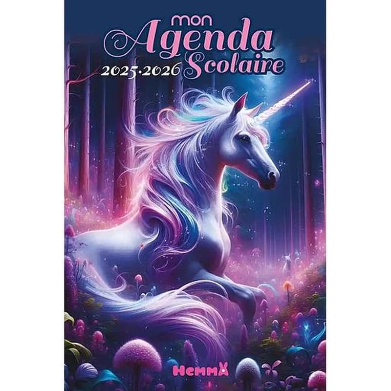Mon agenda scolaire (Licorne féerique) (édition 2025
