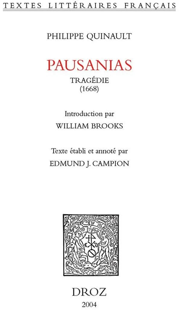 Pausanias : tragédie (1668)