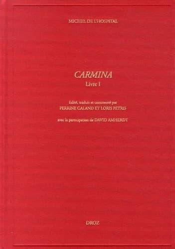 Carmina. Livre I