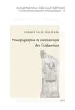 Prosopographie et onomastique des Épidauriens. (Ve s. av. J.-C. - IVe s. apr. J.-C.).