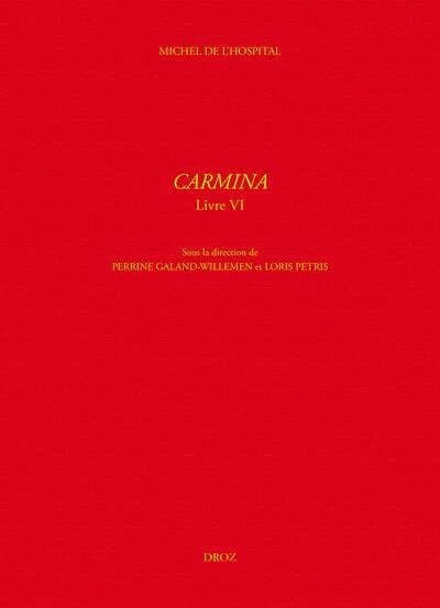 Carmina. Livre VI