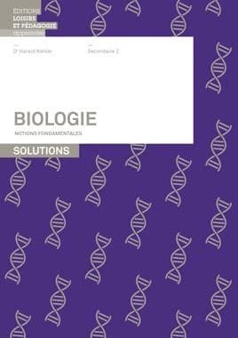 Biologie ; notions fondamentales SII solutions