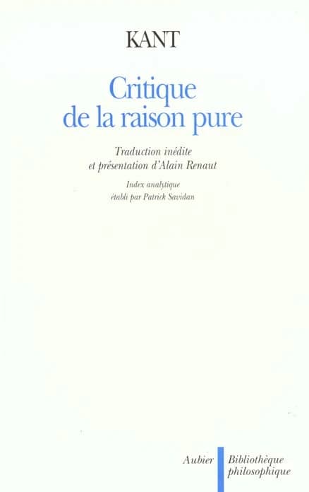 Critique de la raison pure