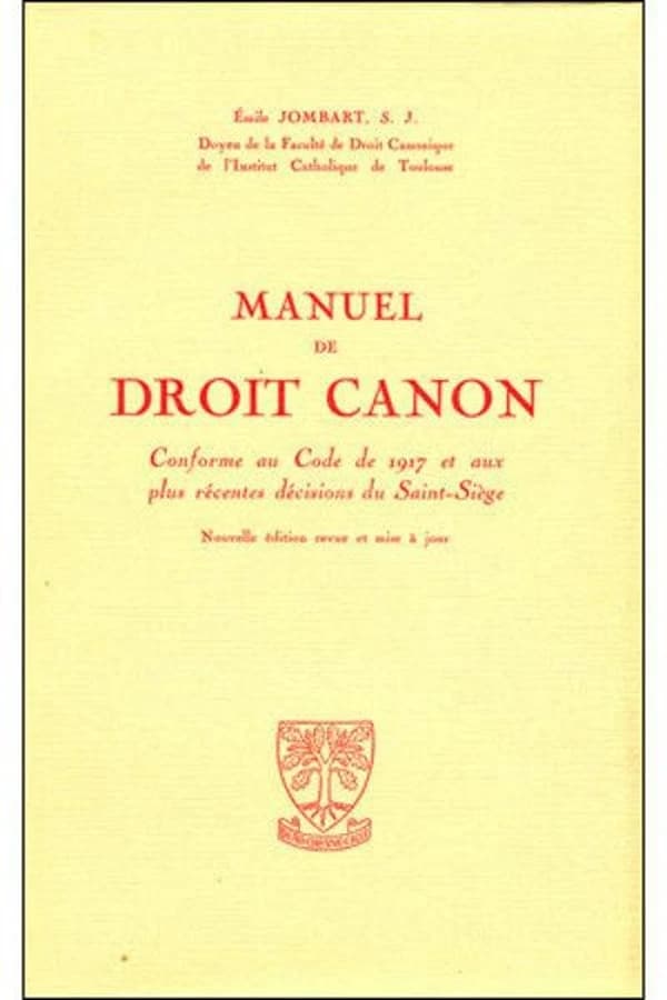 Manuel de Droit Canon