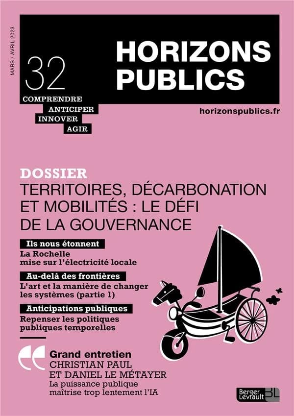 Horizons publics n.32 : territoires, décarbonation et mobilités : le défi de la gouvernance
