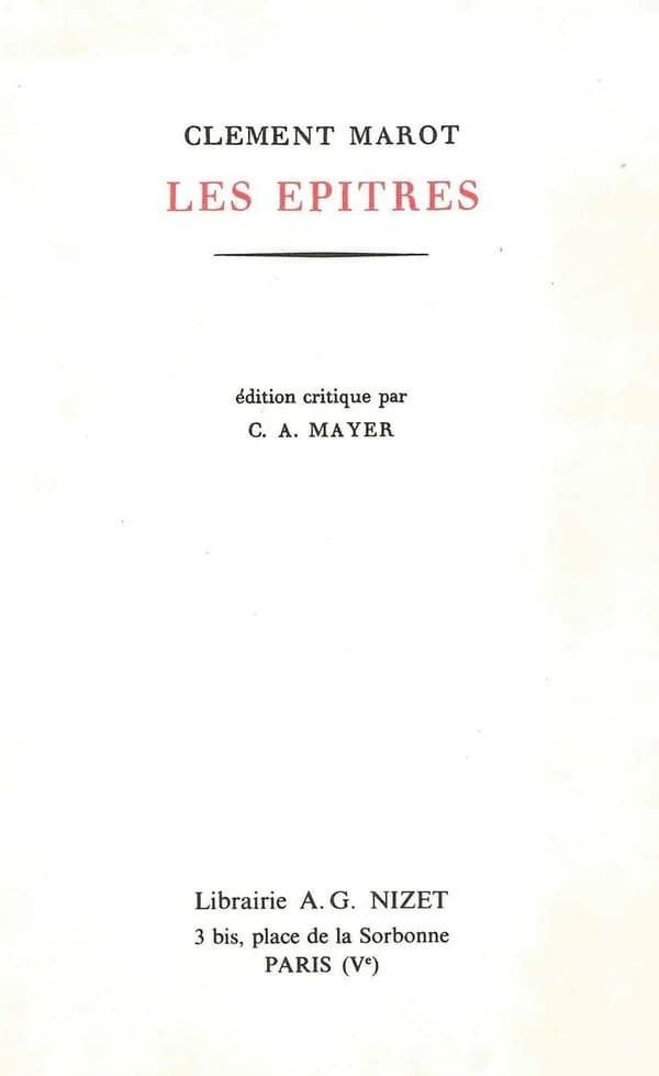 Les épîtres