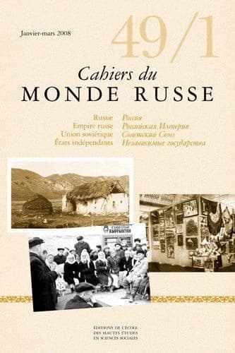 Cahiers du Monde russe, n° 49, 1