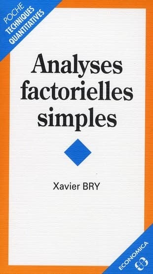 Analyses factorielles simples