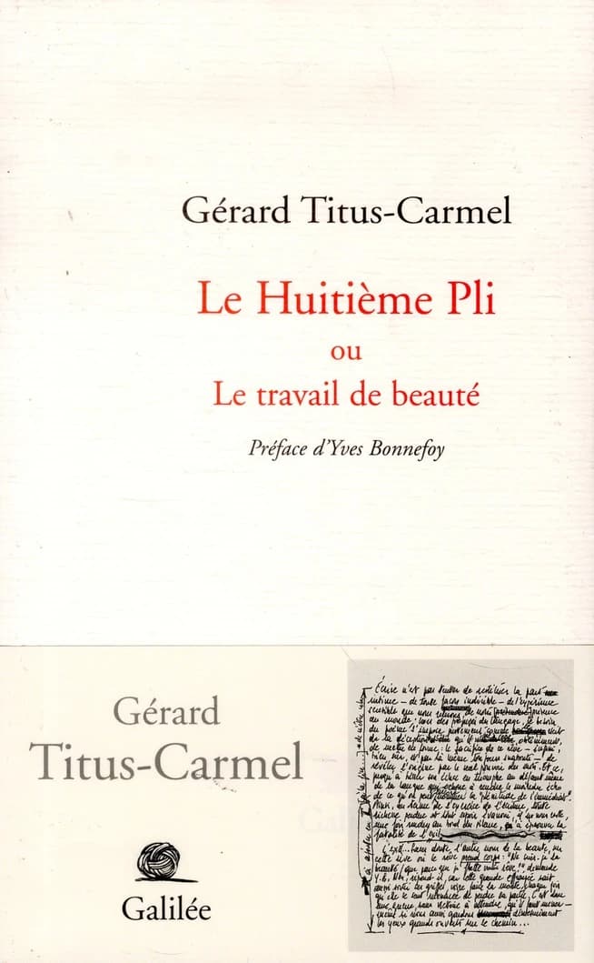 Le huitième pli ou Le travail de beauté