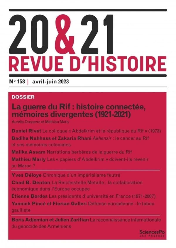 20 & 21. Revue d'histoire (édition 2023)