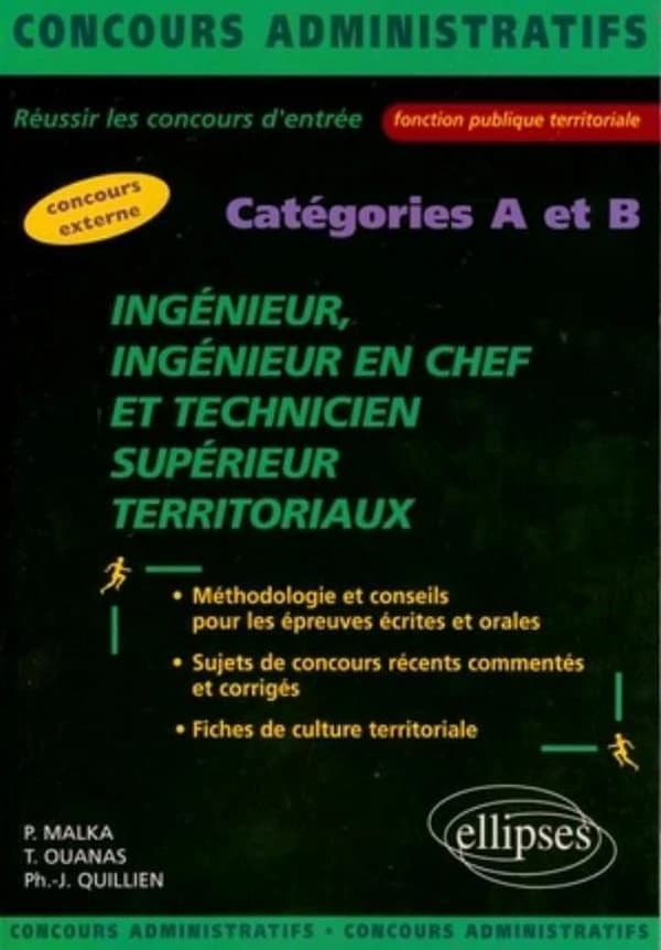 Ingénieur Ingénieur en chef et Technicien supérieur territoriaux, Concours
