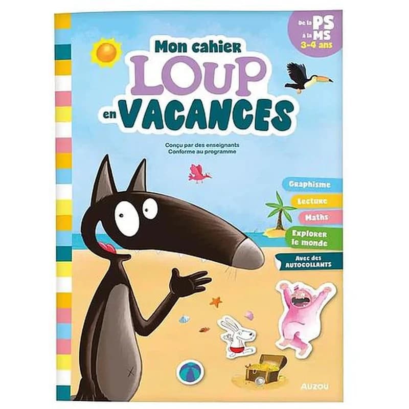 Cahier de vacances : Je rentre en Moyenne Section avec Loup