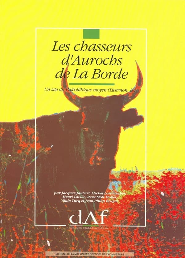 Les chasseurs d'aurochs de La Borde : un site du Paléolithique moyen, Livernon, Lot