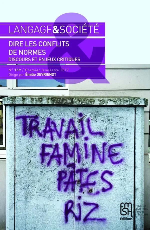 Langage et société, n° 159