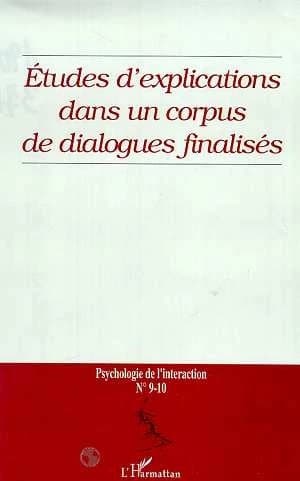 Etudes d'explications dans un corpus de dialogues finalisés