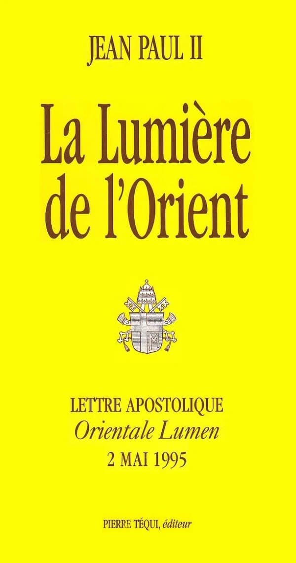 Lettre apostolique "Orientale lumen" du Souverain Pontife Jean-Paul II aux évêques, au clergé et aux fidèles à l'occasion du centenaire de la lettre apostolique "Orientalium dignitas" du pape Léon XIII