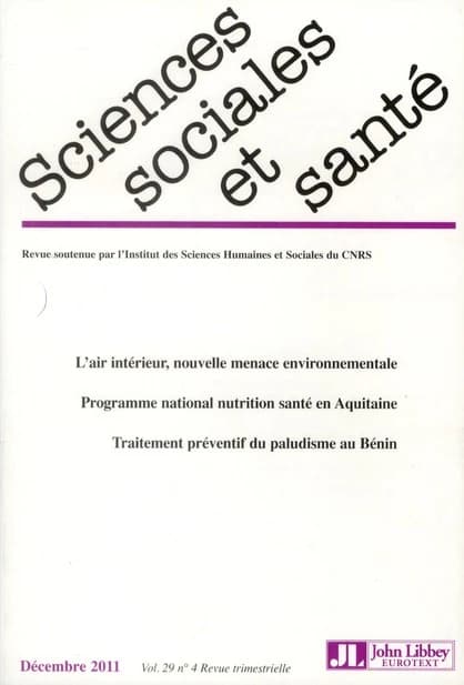REVUE SCIENCES SOCIALES ET SANTE n.4