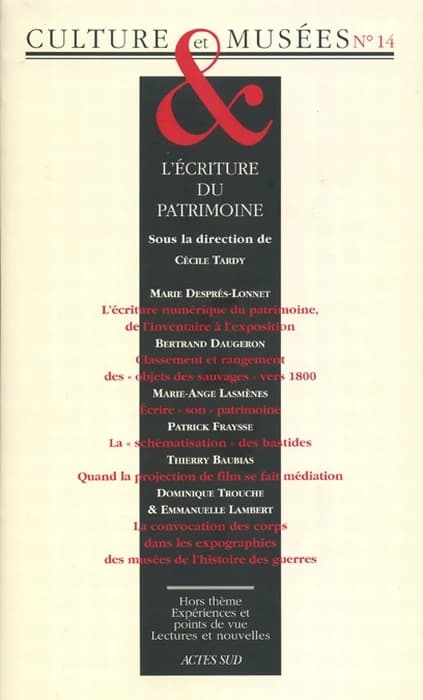 L'écriture du patrimoine