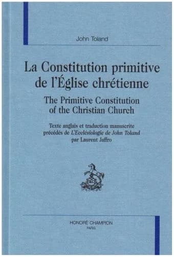 La constitution primitive de l'Église chrétienne
