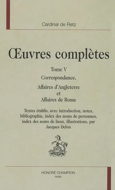 Correspondance, affaires d'Angleterre et affaires de Rome