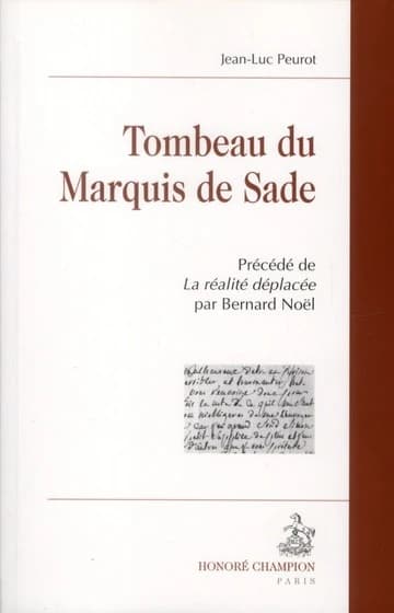 Tombeau du marquis de Sade