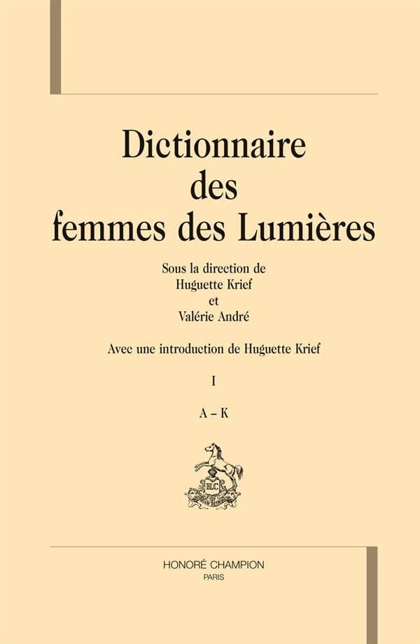 Dictionnaire des femmes des Lumières