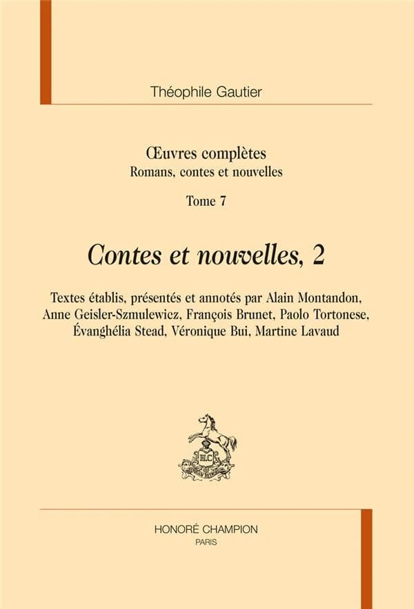 Oeuvres complètes. Section I, Romans, contes et nouvelles. Tome 7, Contes et nouvelles. 2