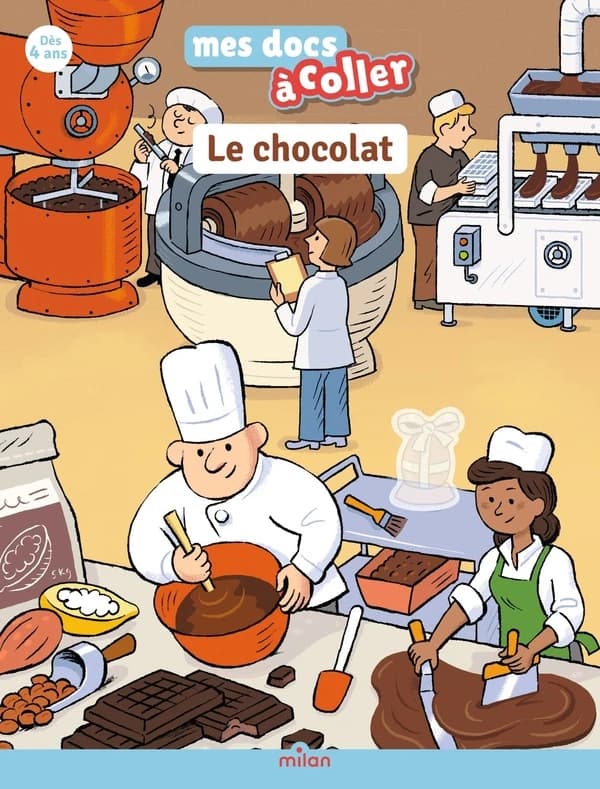 Le chocolat : autocollants