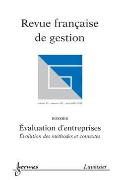 Revue française de gestion Volume 40 N° 242