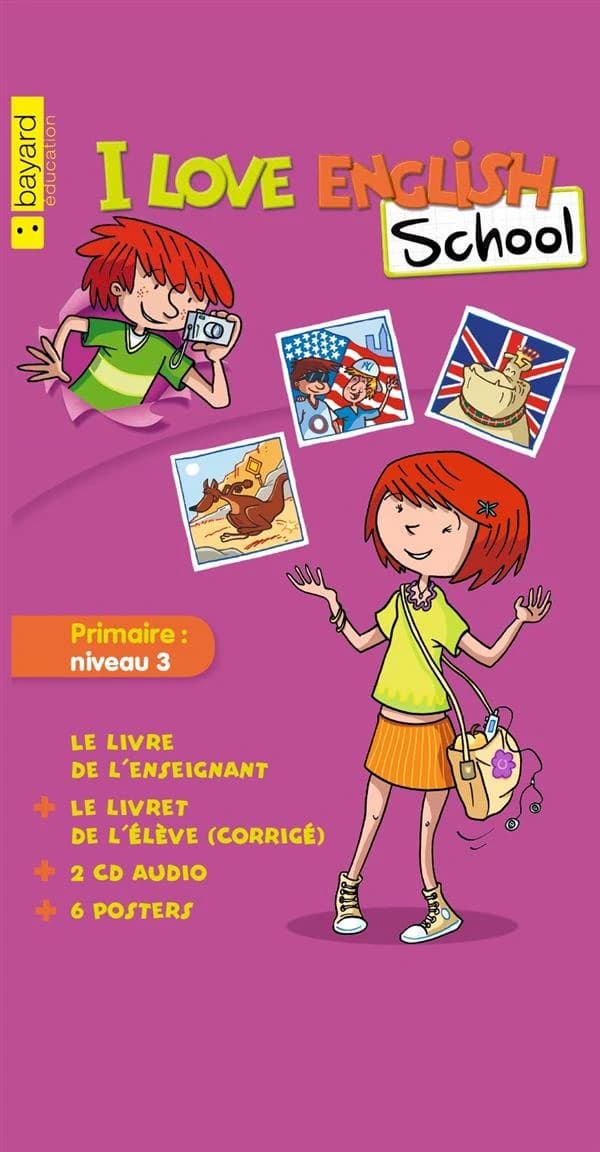 I LOVE ENGLISH SCHOOL : anglais ; niveau 3 ; activity book