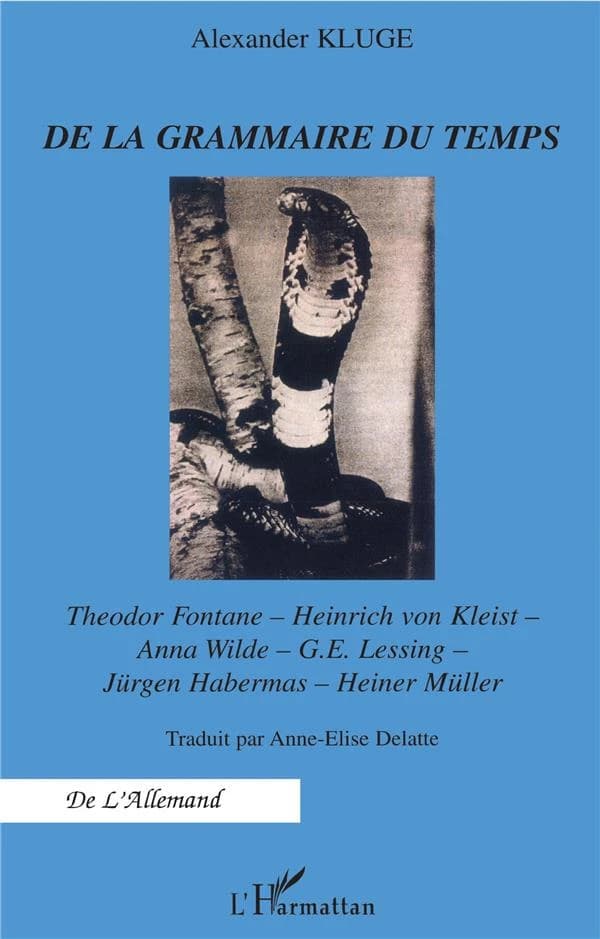 De la grammaire du temps : Theodor Fontane, Heinrich von Kleist, Anna Wilde, G. E. Lessing, Jürgen Habermas, Heiner Müller